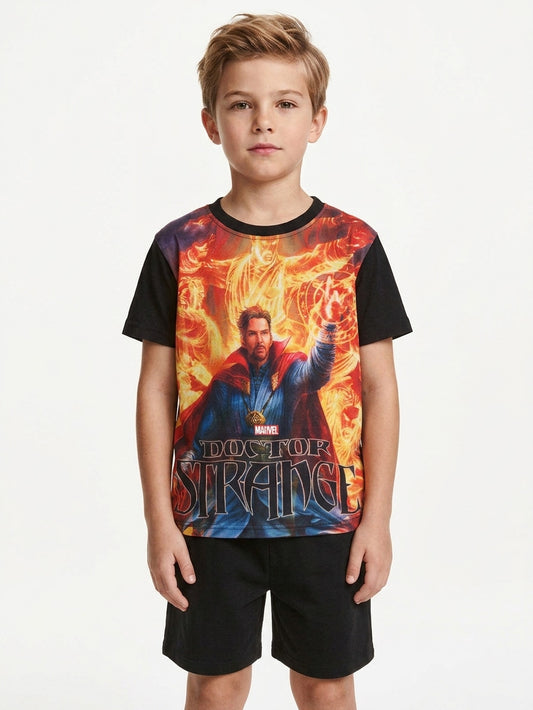 Boys Shorty Set Black