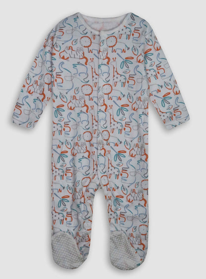 Just Born Baby 3 pack Sleepsuits Assorted