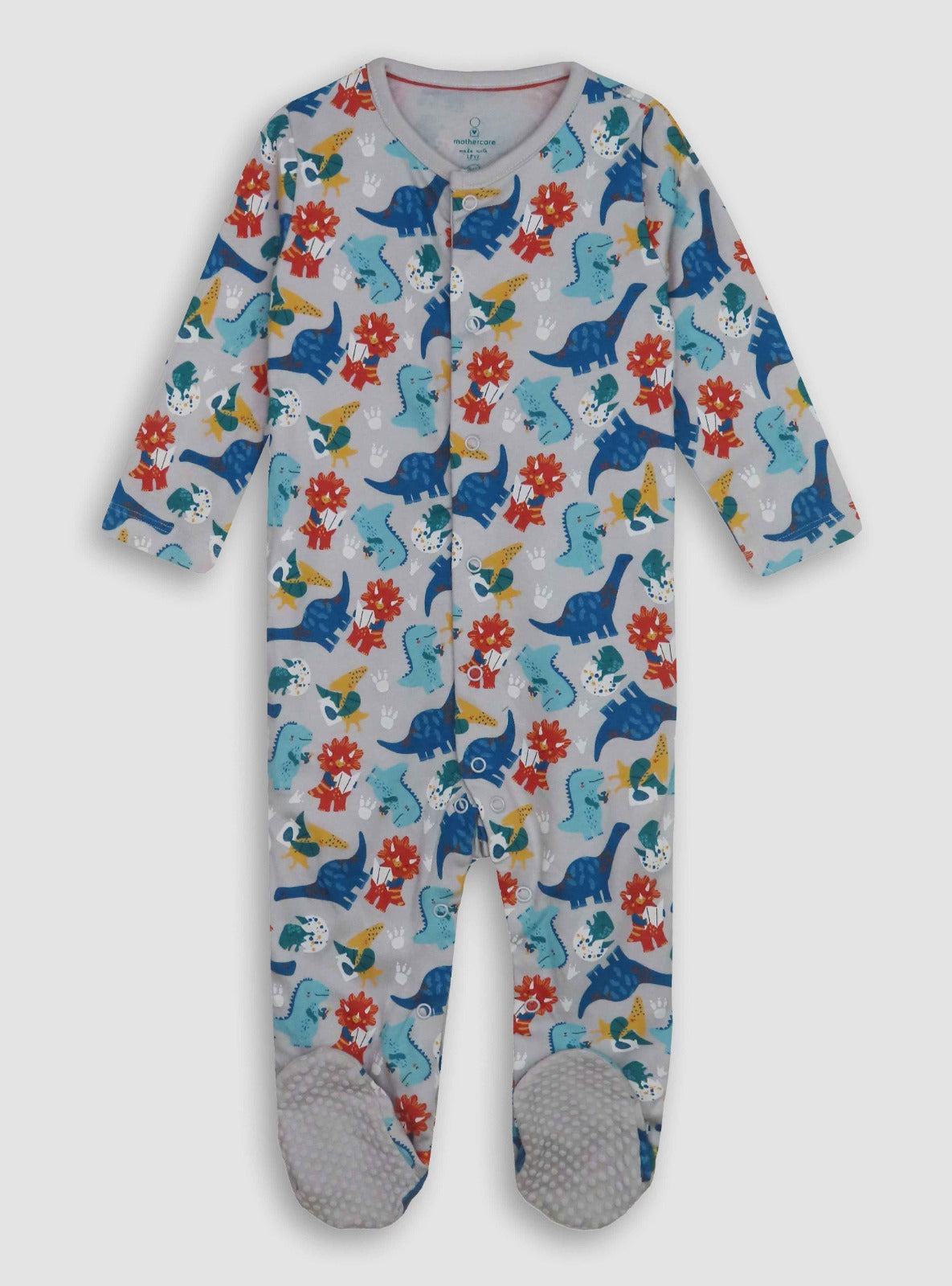 Just Born Baby 3 pack Sleepsuits Assorted