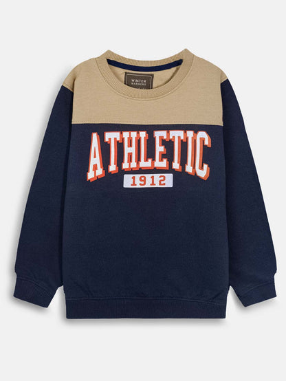 Boys Cut n Sew Pullover Sweatshirt