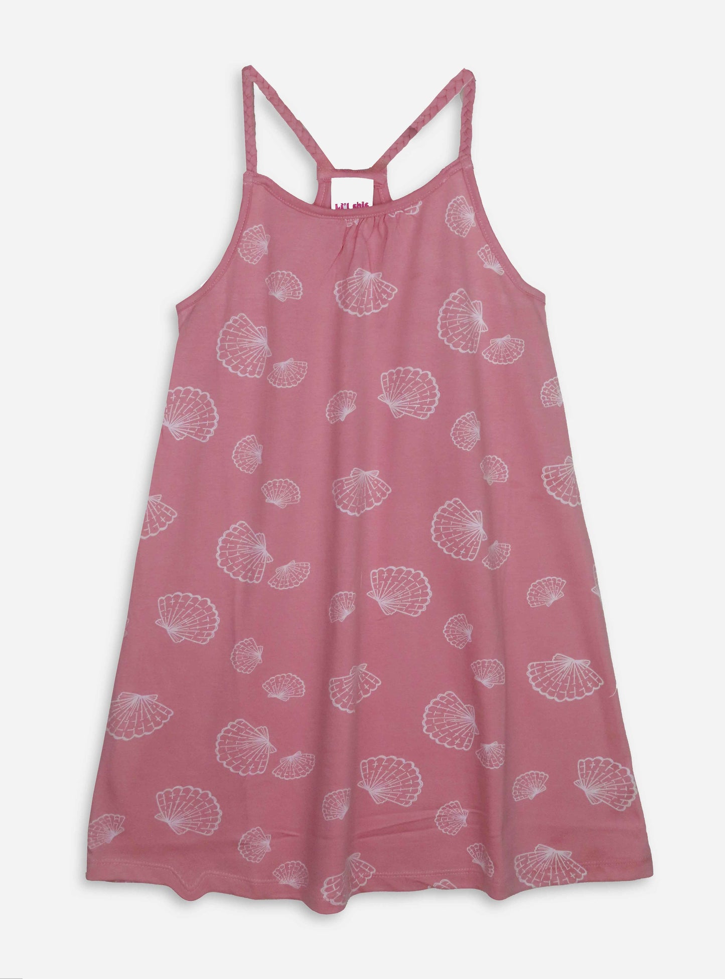 Girls Printed Strappy Dress