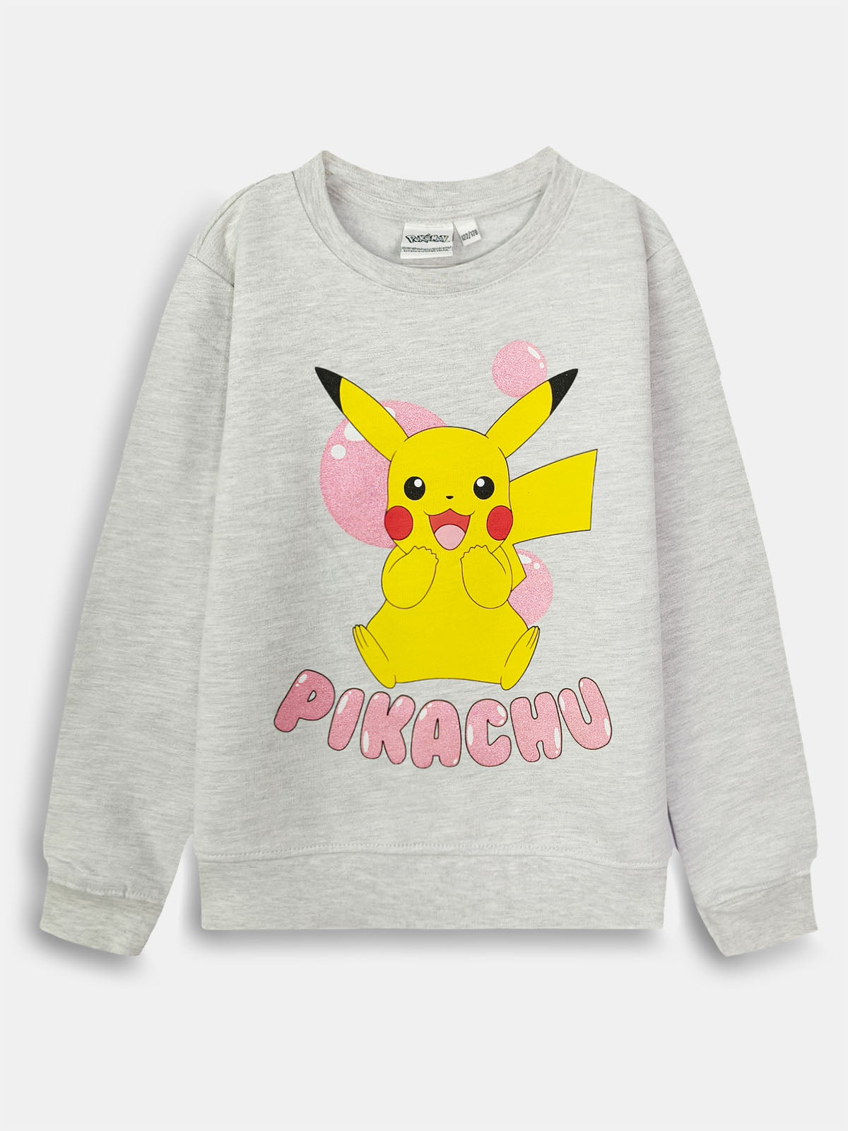 Girls Printed Pullover Sweatshirt