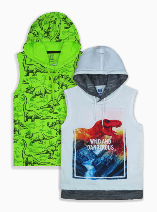 Boys Sleeveless Hoodies