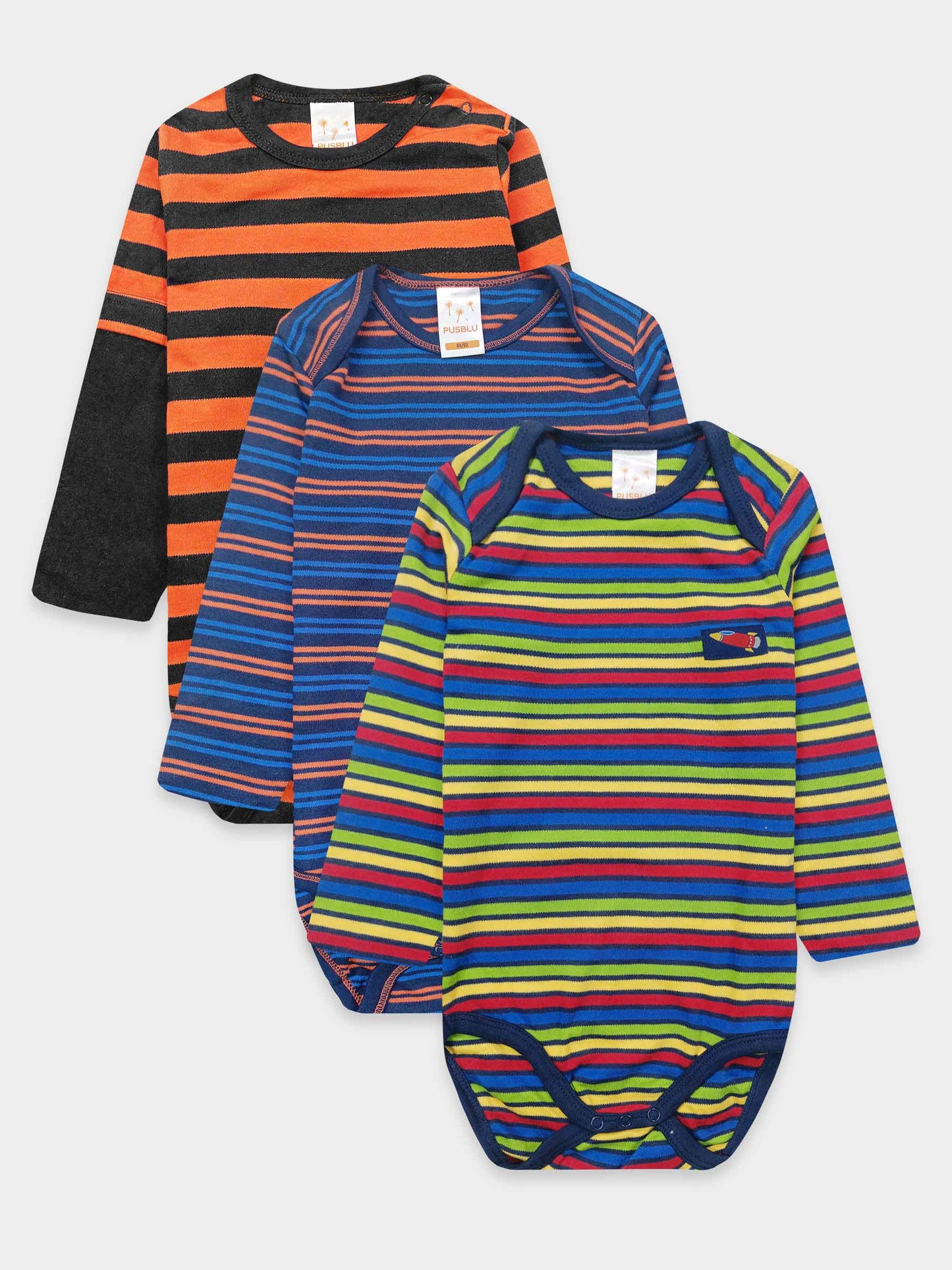 Baby 3 Pack L/S Bodysuits