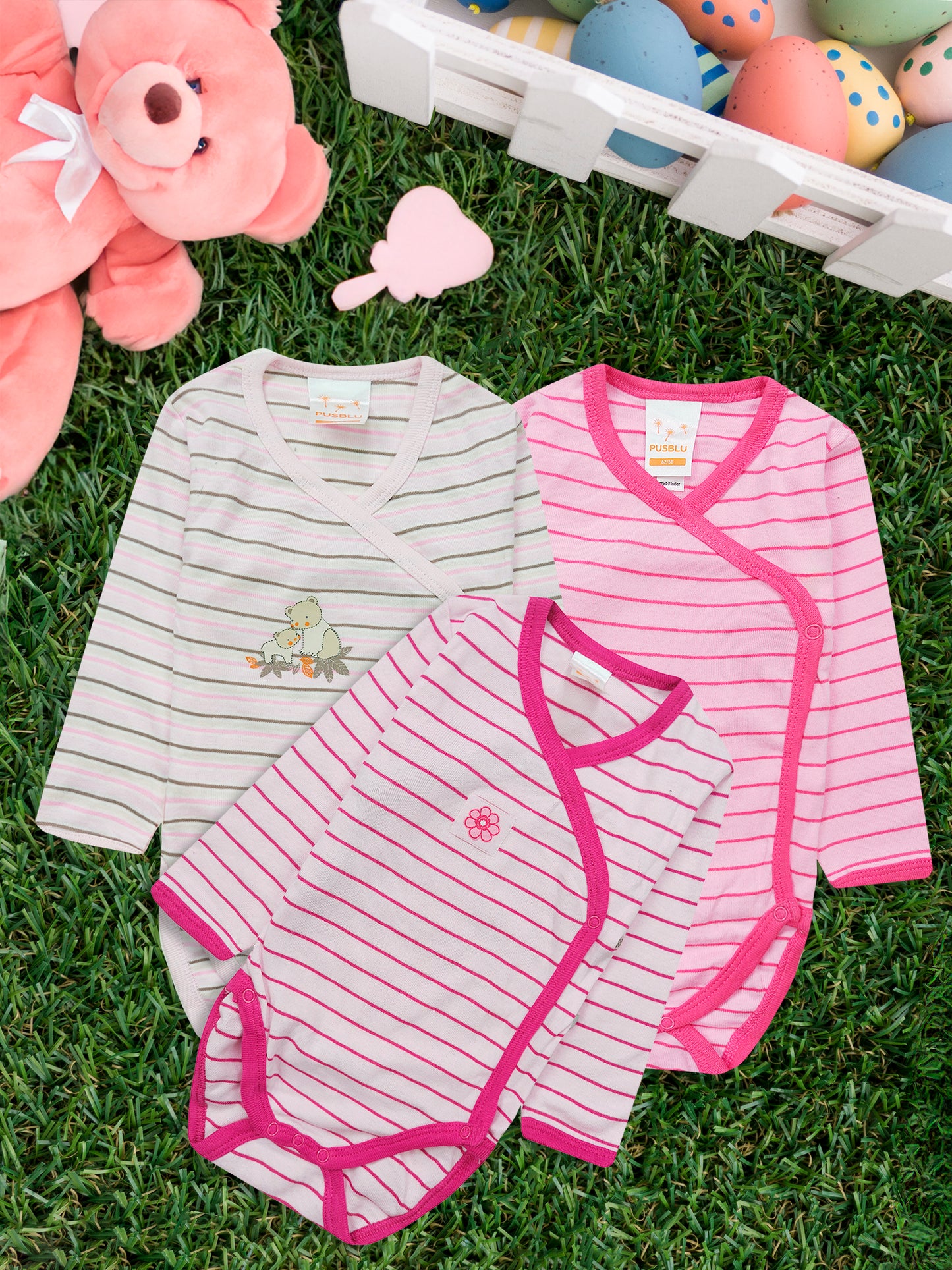 Baby 3 Pack L/S Bodysuits