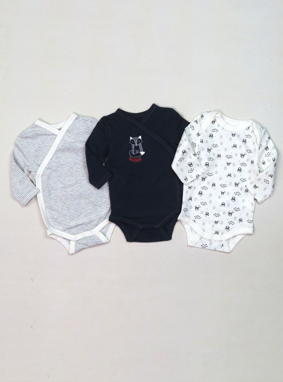 Baby 3 Pack L/S Bodysuits