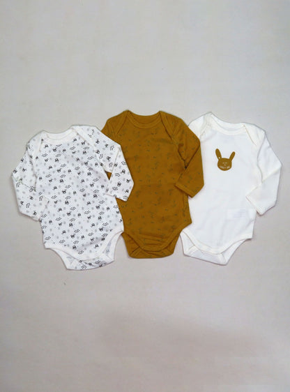 Baby 3 Pack L/S Bodysuits