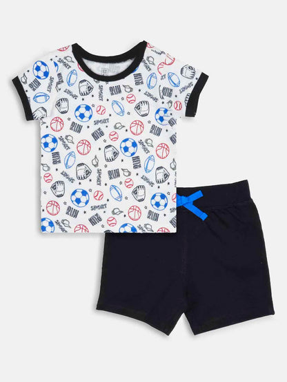 Boys 2 pcs Set (T Shirt + Shorts)