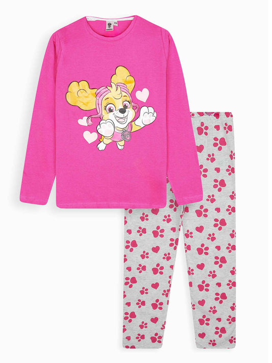 Girls Printed Pyjama Set