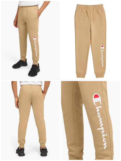 Older Boys Fleece Beige Joggers