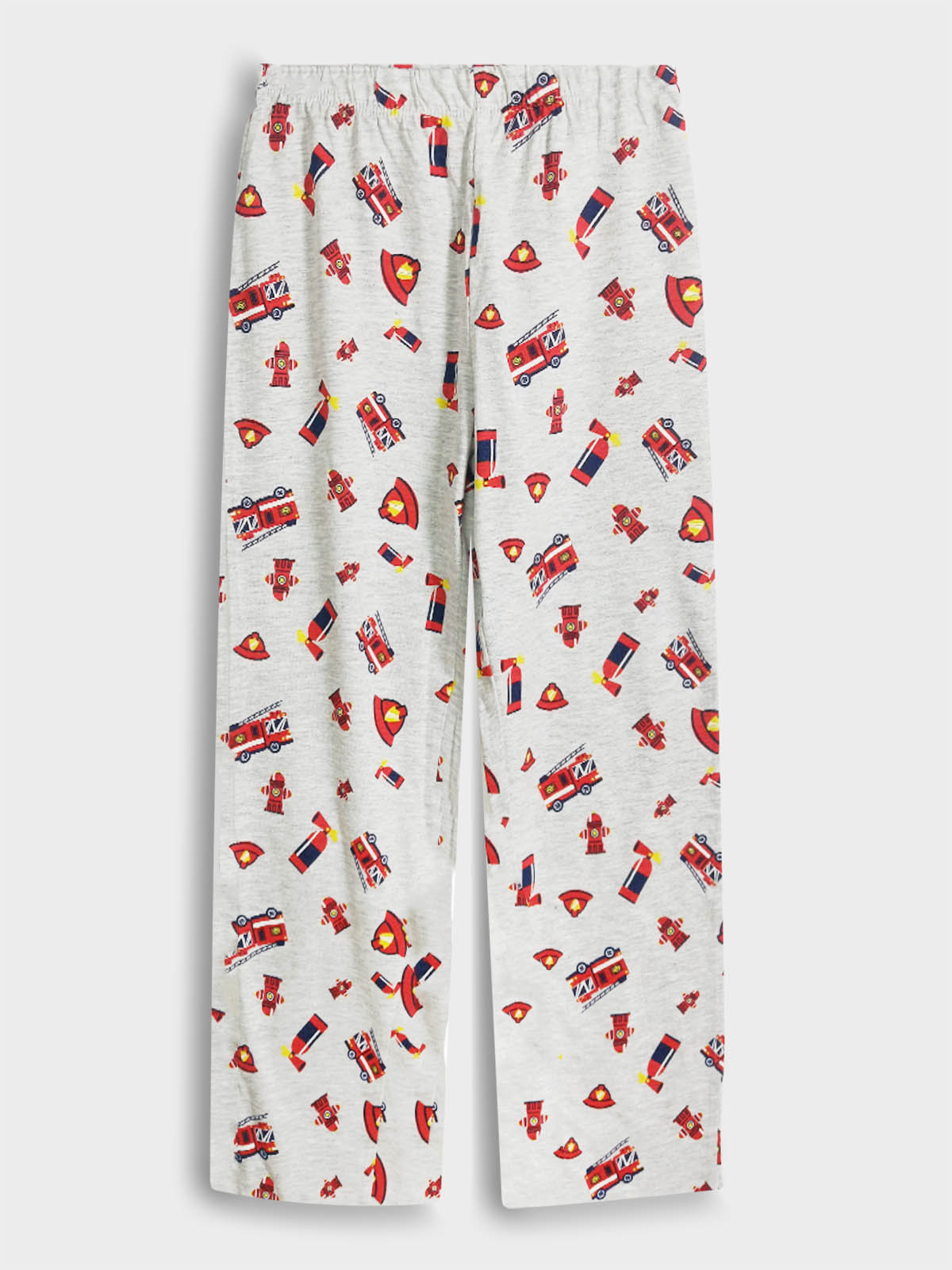 Boys Printed Grey Pyjama Set