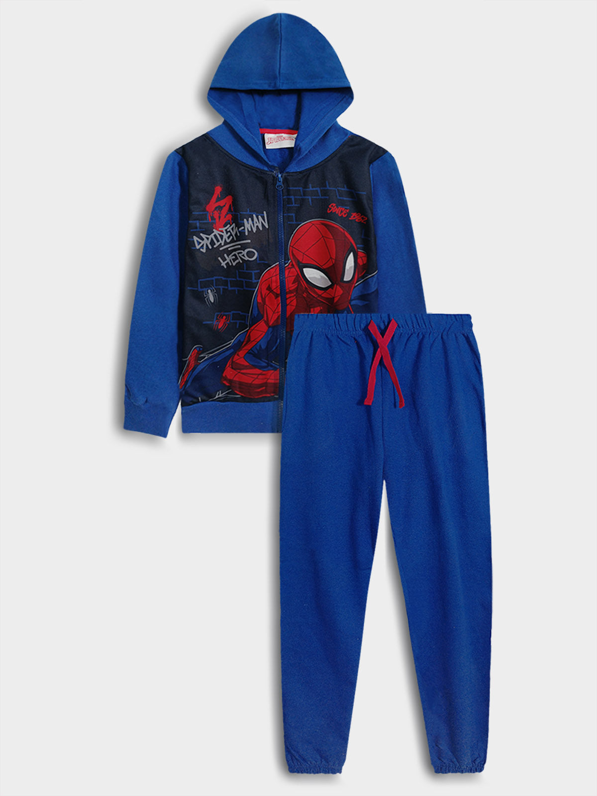 Boys Brushed Fleece Blue Jogging Set