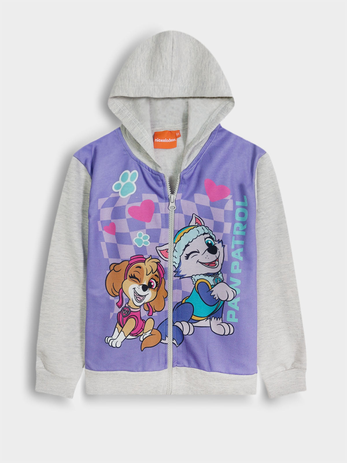 Girls Brushed Fleece Grey Jogging Set