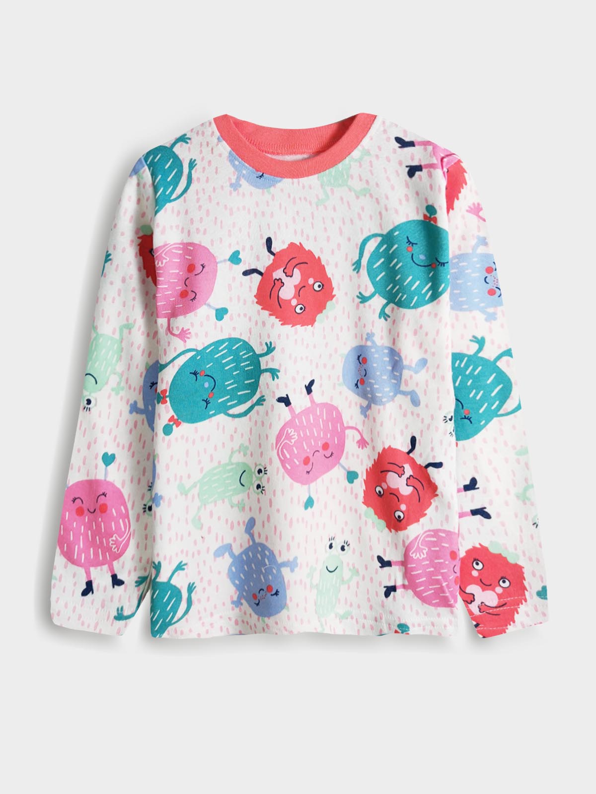 Girls Printed Pyjama Set