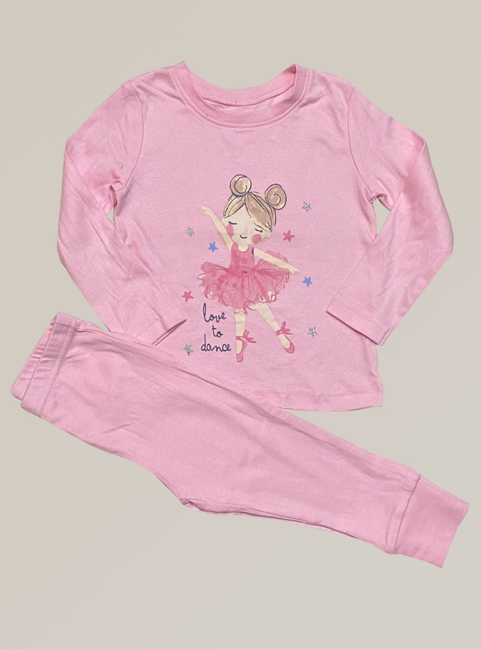 Girls Printed Pyjama Set