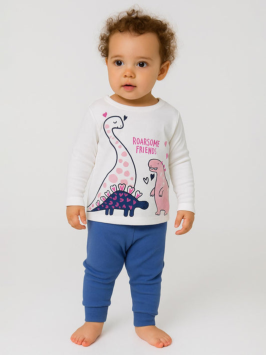 Girls Printed Pyjama Set