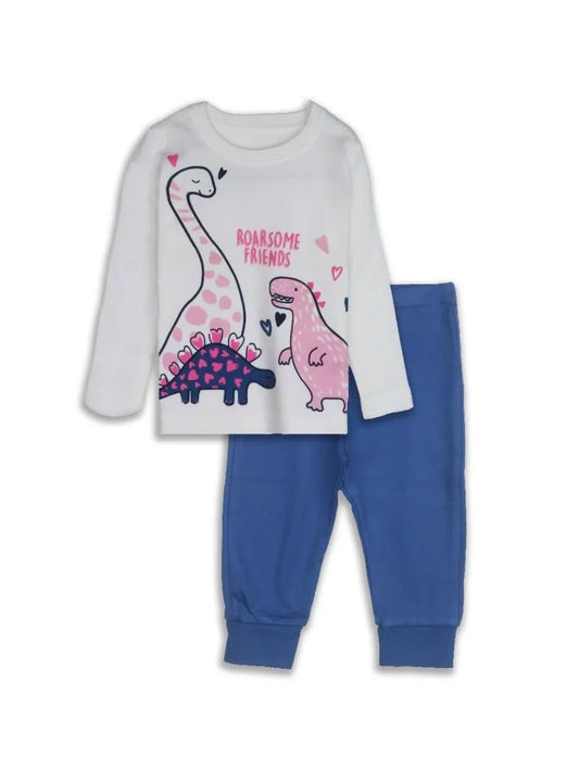 Girls Printed Pyjama Set