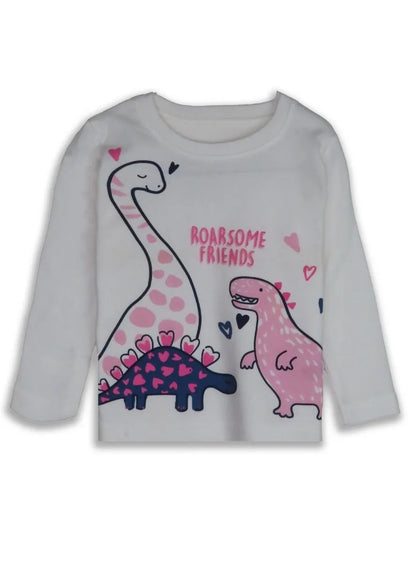 Girls Printed Pyjama Set