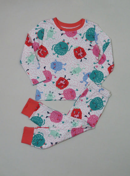Girls Printed Pyjama Set
