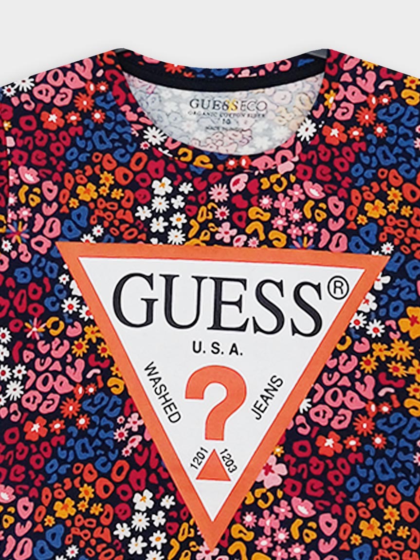 Girls Floral Printed T-Shirt