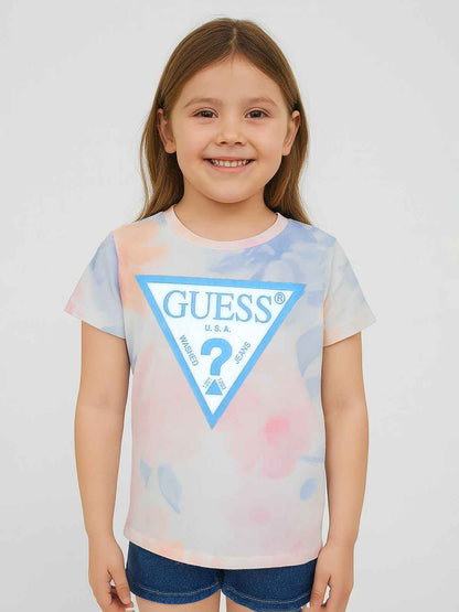 Girls Pink Printed T-Shirt