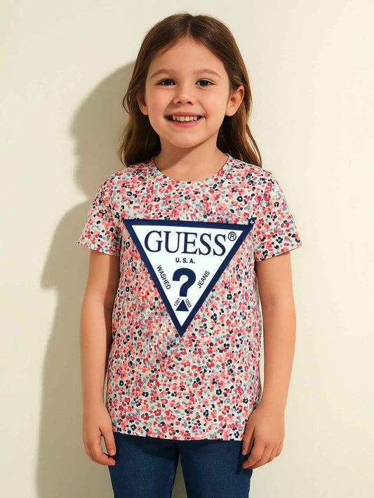 Girls Pink AOP T-Shirt