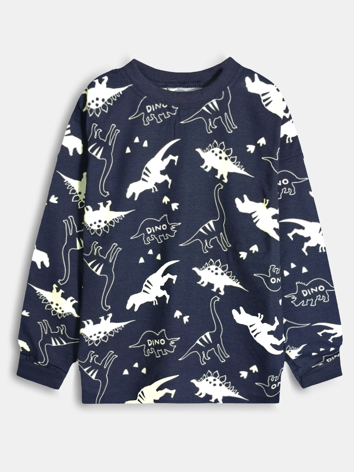 Boys Navy AOP Pyjama Set