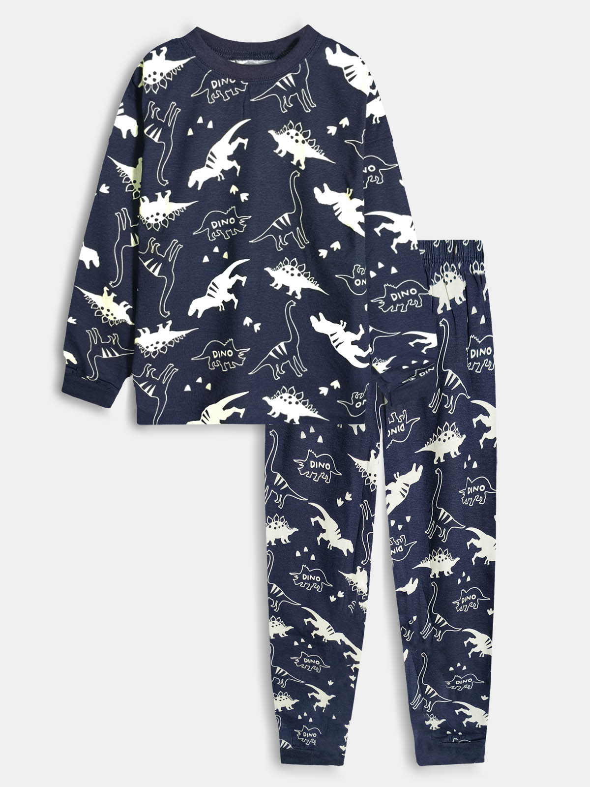Boys Navy AOP Pyjama Set
