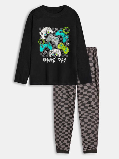 Boys Printed Pyjama Set