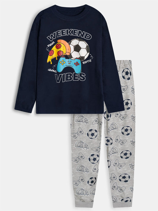 Boys Printed Pyjama Set