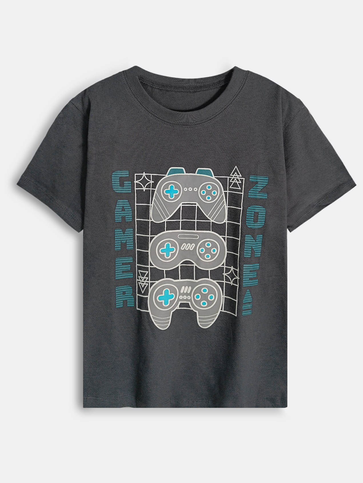 Boys Gamer Print Shorty Set