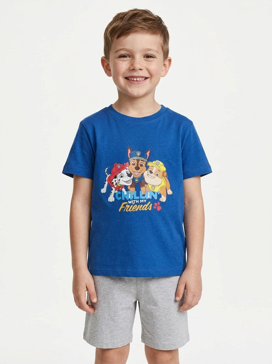 Boys Paw Patrol Print Shorts Set