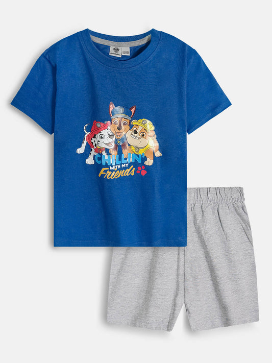 Boys Paw Patrol Print Shorts Set