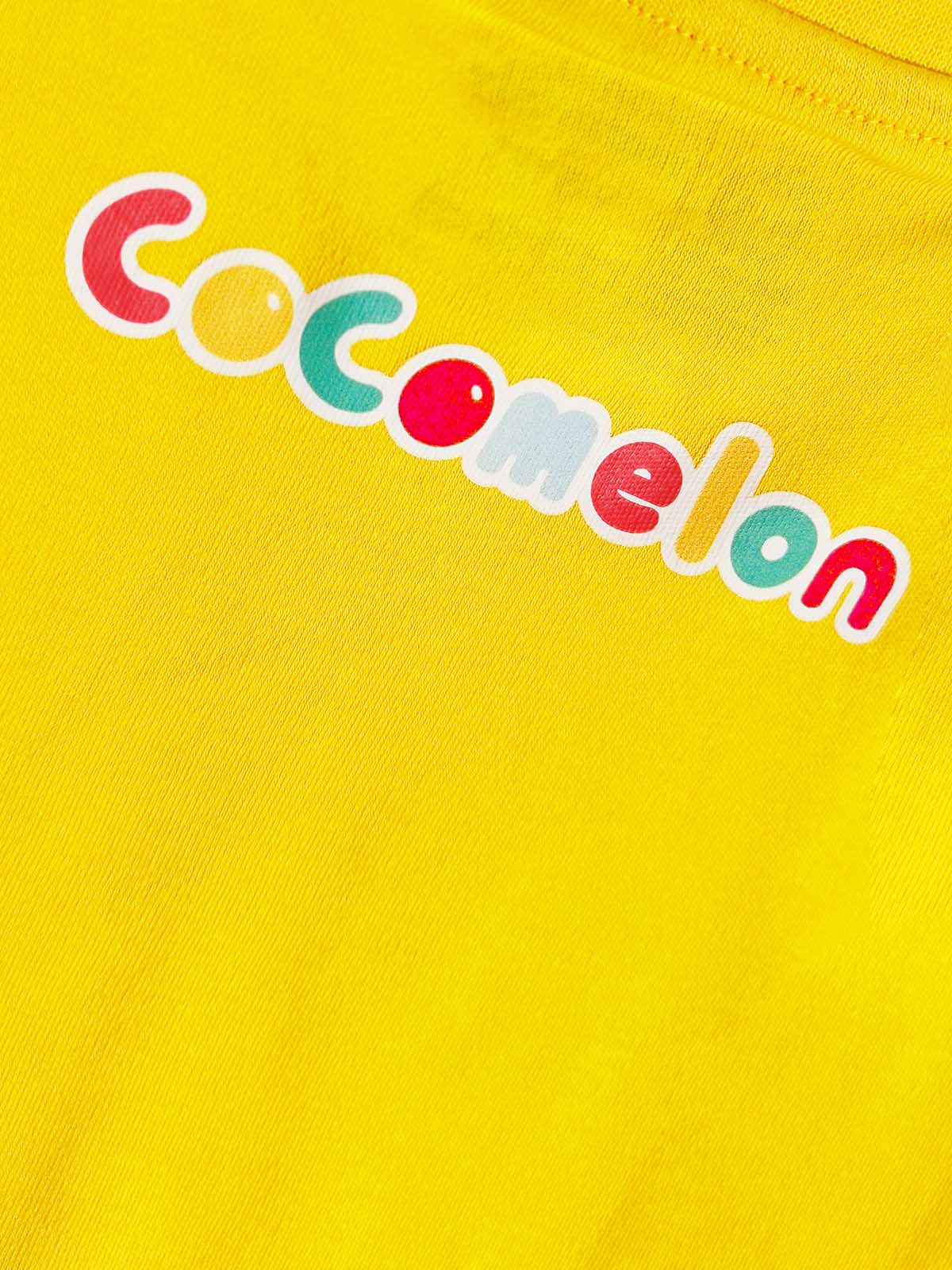 Boys Printed Yellow T-Shirt