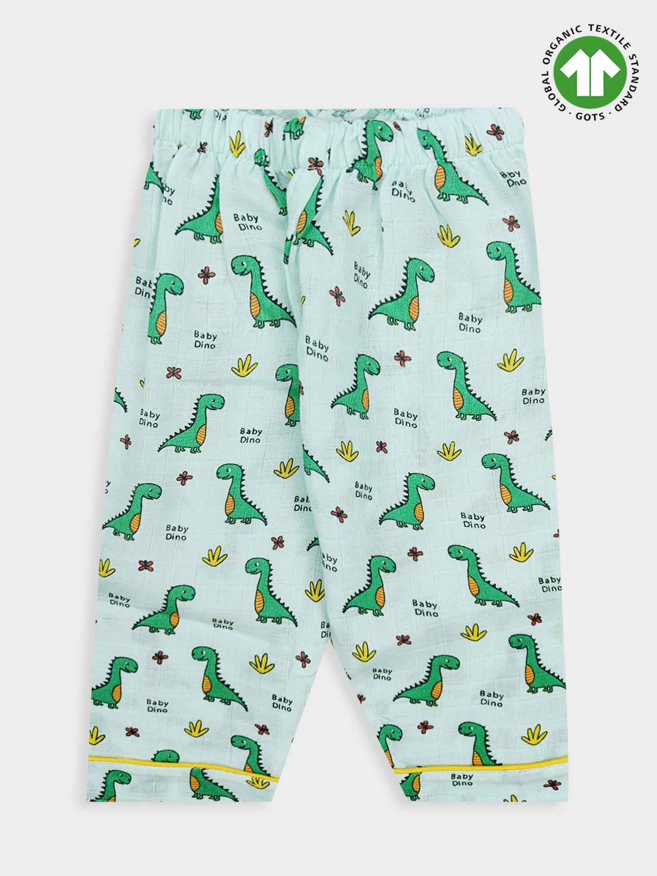 Kids Muslin Full Sleeve Pyjama Set