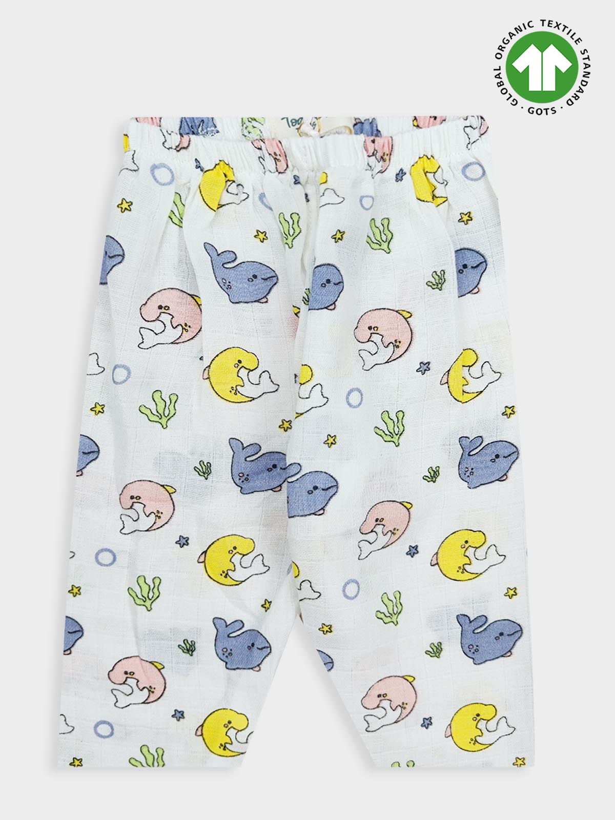 Kids Muslin Printed Pyjama Set