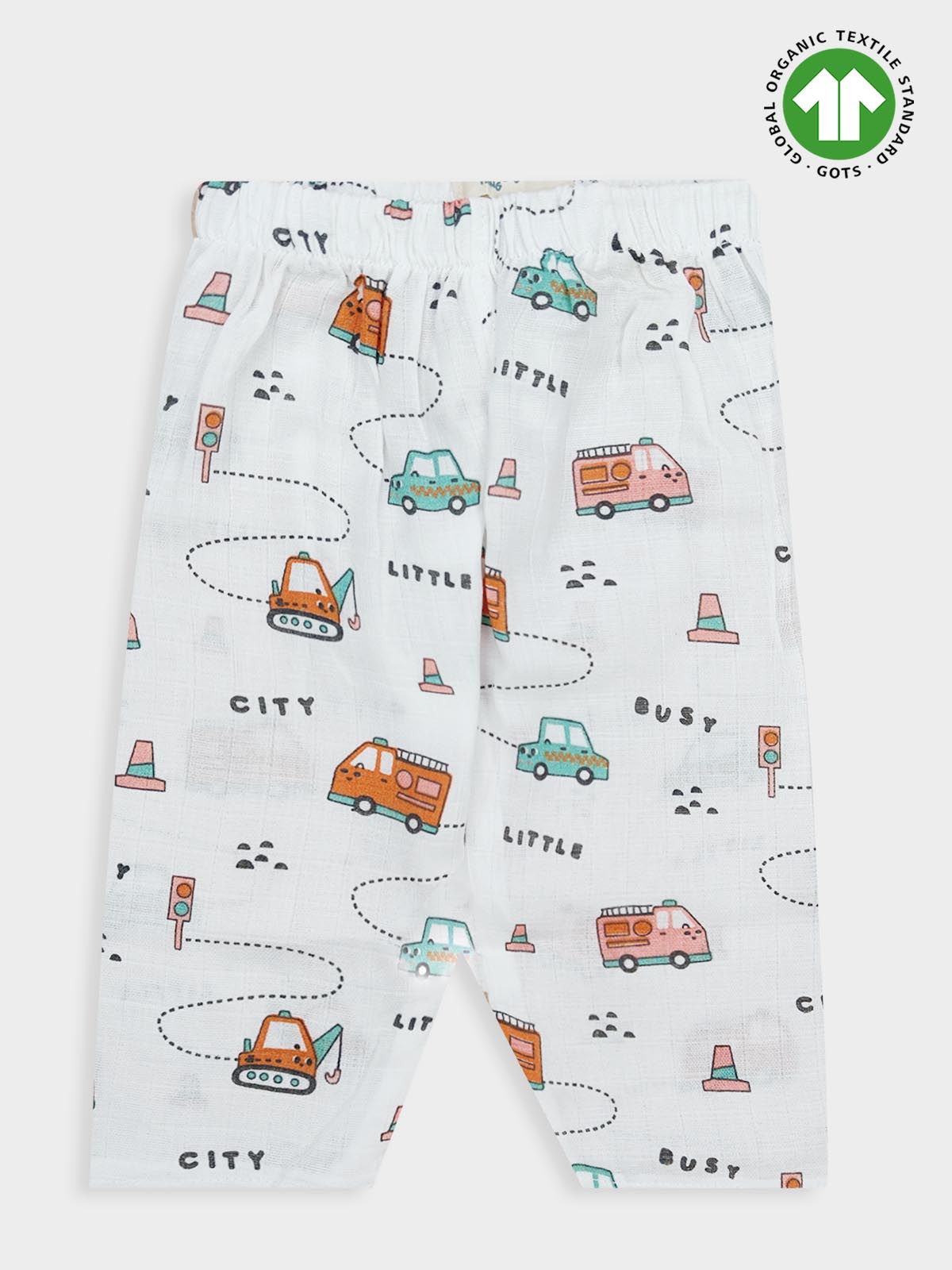 Kids Muslin Printed Pyjama Set