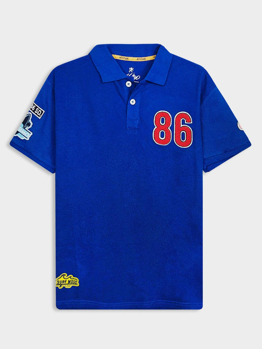Mens Polo Shirt With Applique