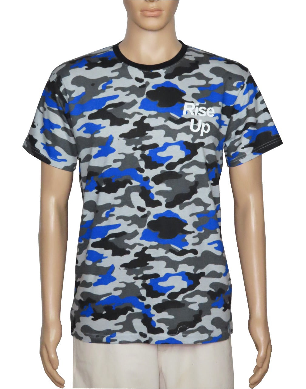 Mens Camo Printed T Shirt