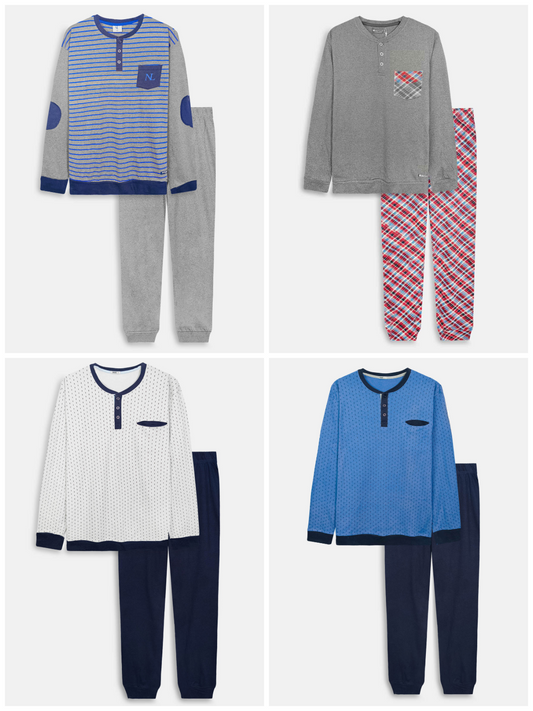 Mens Winter Pyjama Sets Mixed