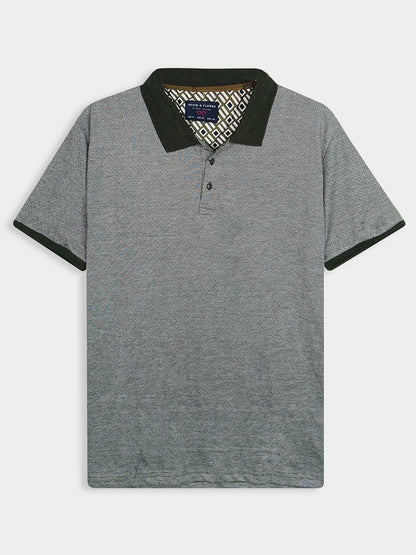 Mens Jacquard Polo
