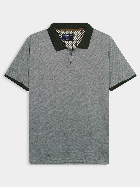 Mens Jacquard Polo