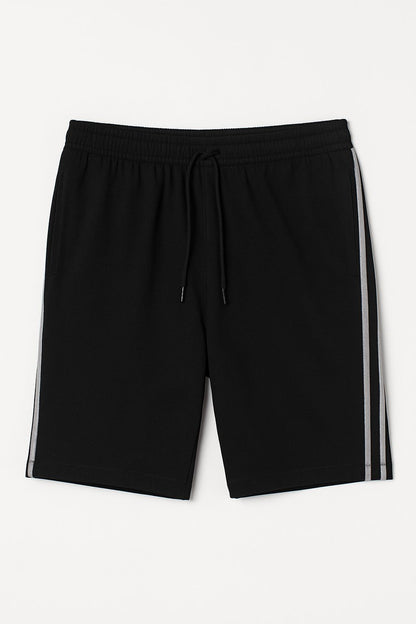 Mens French Terry Shorts Black