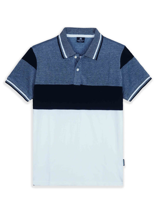 Mens Striped Polo