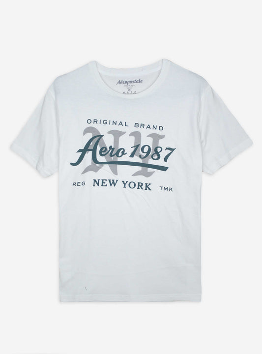 Mens White Aero T Shirt