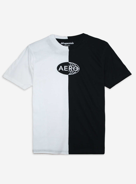 Mens Black Cut n Sew T Shirt