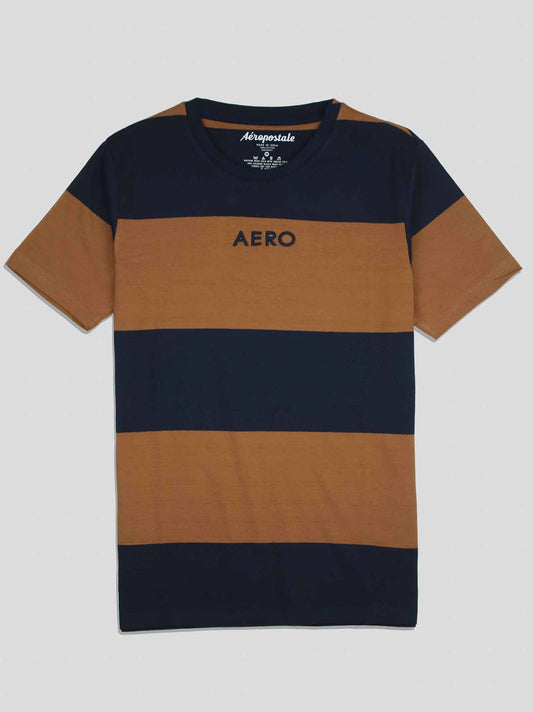 Mens Rugby Striped T Shirt