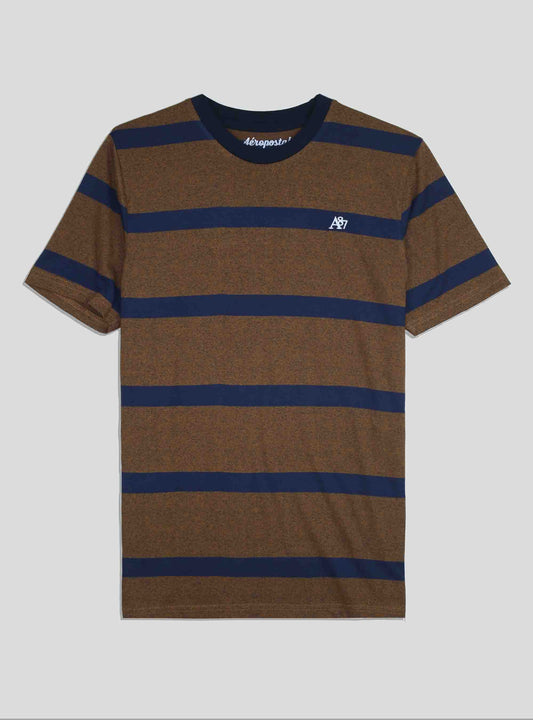 Mens Rugby Striped T Shirt