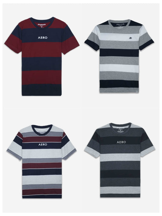 Mens Multi Stripes T Shirts