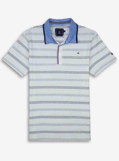 Mens Anthra Melange Polo